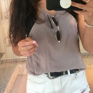 Brandy Melville silky tank top